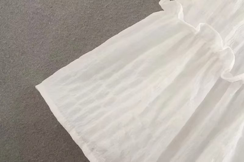 Womens Bubble Plaid Cami Dress | Backless Lace Up | noémi