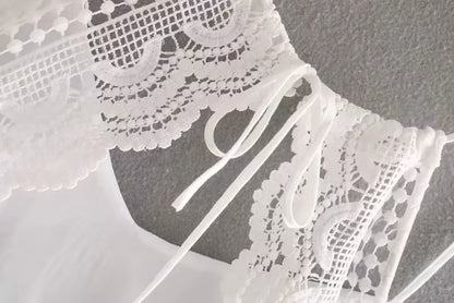 Womens Bubble Plaid Cami Dress | Backless Lace Up | noémi