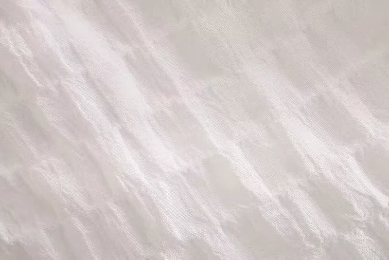 Womens Bubble Plaid Cami Dress | Backless Lace Up | noémi