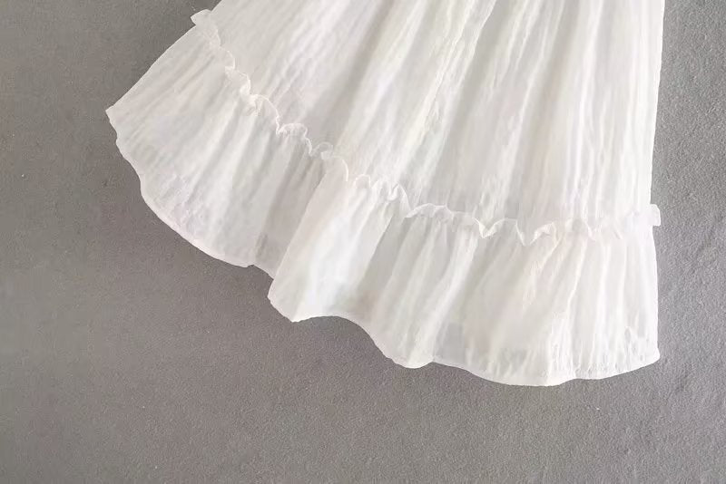 Womens Bubble Plaid Cami Dress | Backless Lace Up | noémi