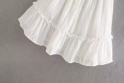 Womens Bubble Plaid Cami Dress | Backless Lace Up | noémi