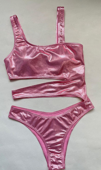 Womens Solid Color Cutout One Piece Swimsuit | noémi