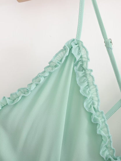 Womens Strap Dress Slim Fit High Waist | noémi