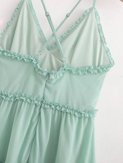 Womens Strap Dress Slim Fit High Waist | noémi