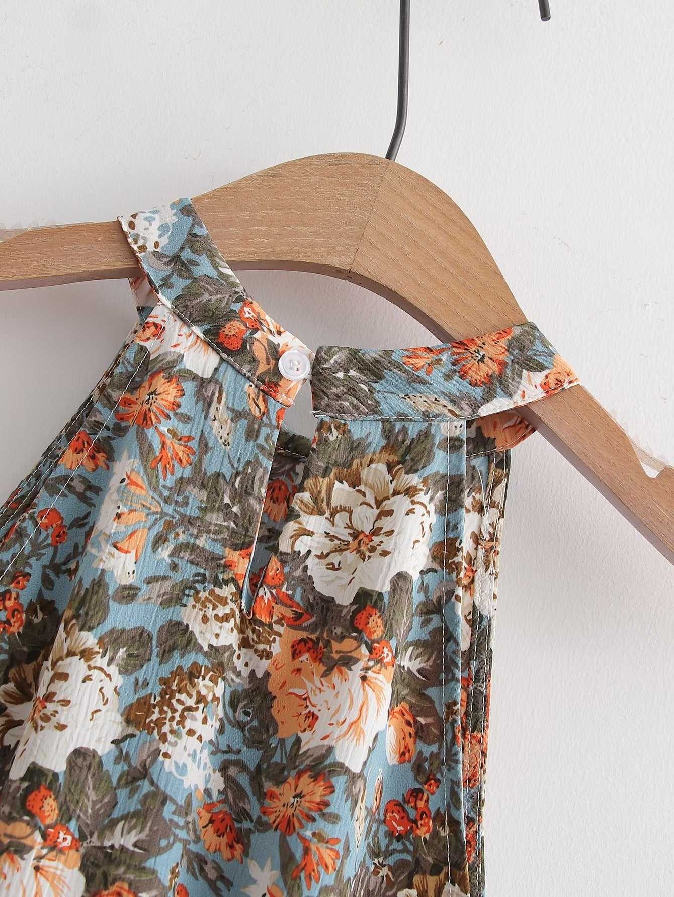 Womens Floral Printed Ruffled Dress | noémi