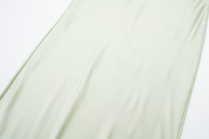 Womens Silk Satin Tube Dress | noémi