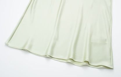 Womens Silk Satin Tube Dress | noémi