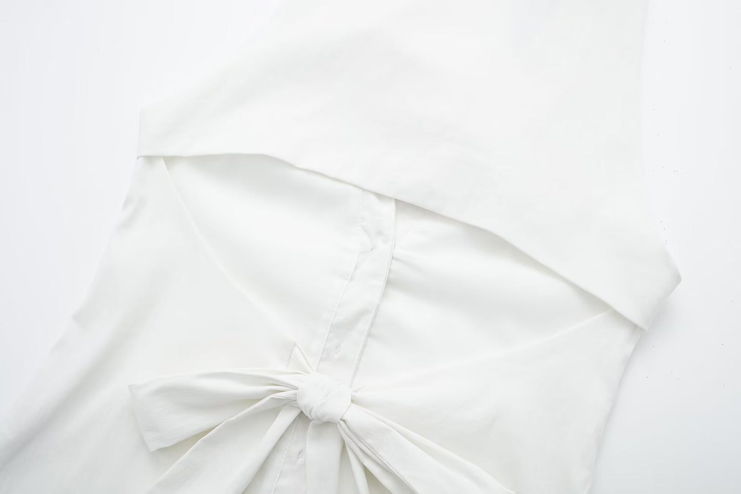 Halter Shirt | Sleeveless Cardigan with Collared, Backless Lace Up Detail | noémi