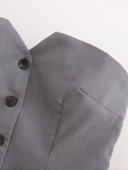 Soft Knit Vest and Wide Leg Pants Set with Relaxed Fit | noémi