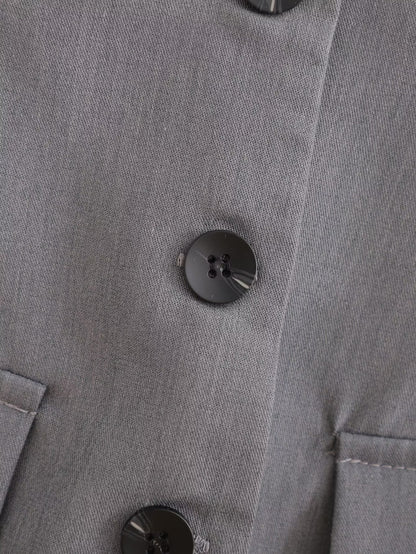 Soft Knit Vest and Wide Leg Pants Set with Relaxed Fit | noémi