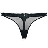 Honey Silk Ultra Thin Transparent Mesh T Shaped Panties Lightweight Comfort | noémi