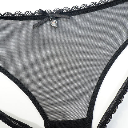 Honey Silk Ultra Thin Transparent Mesh T Shaped Panties Lightweight Comfort | noémi