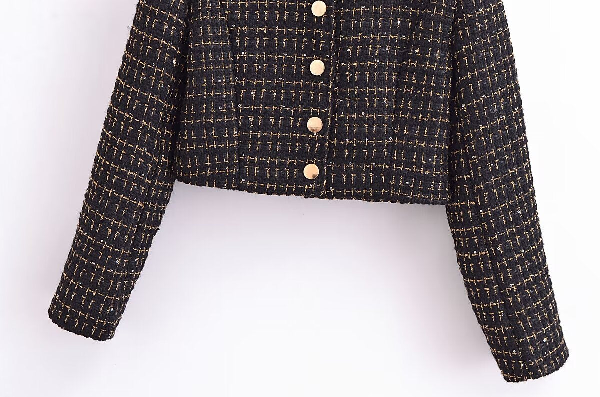 Tweed Set Cropped Blazer HighWaist Skirt | Classic Two Piece | noémi