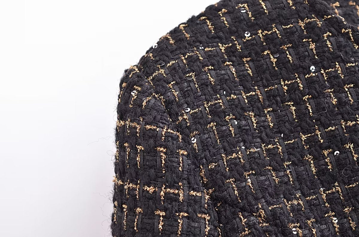 Tweed Set Cropped Blazer HighWaist Skirt | Classic Two Piece | noémi