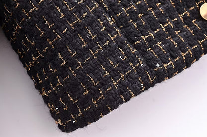 Tweed Set Cropped Blazer HighWaist Skirt | Classic Two Piece | noémi