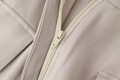 Two Piece Skirt Set | Slim Fit Vest Split Midi Skirt | noémi