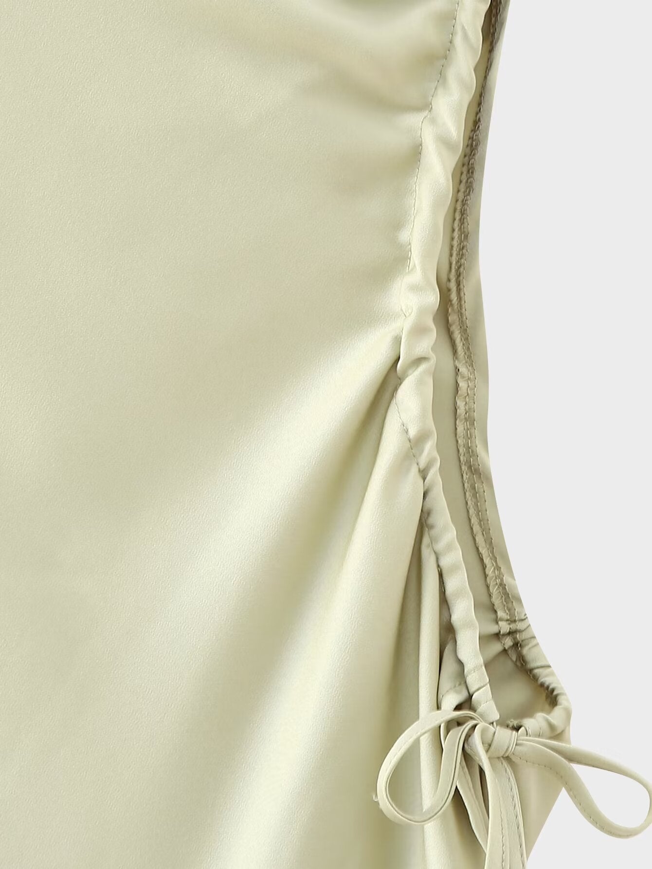 Cutout Slit Dress | Slim Fit Swing Collar Long Sleeve | noémi