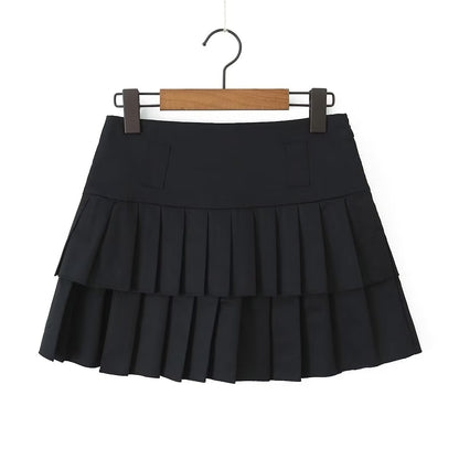 Womens Suit Lace Sling Dress with Pleated Split Skirt Built In Pants | noémi