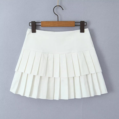 Womens Suit Lace Sling Dress with Pleated Split Skirt Built In Pants | noémi