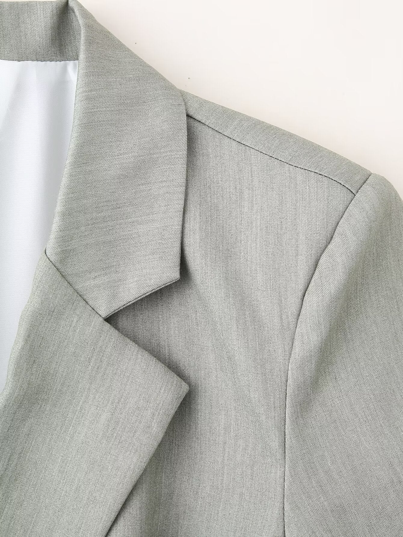 Womens Thin Belt Blazer Shorts Set | noémi