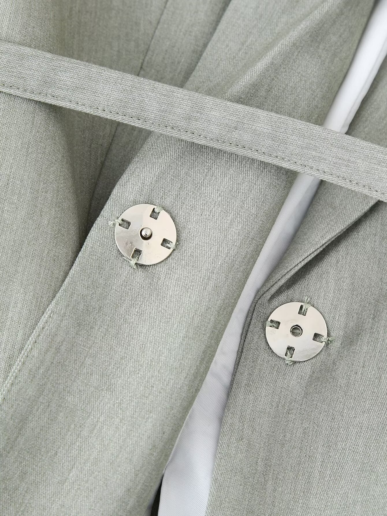 Womens Thin Belt Blazer Shorts Set | noémi