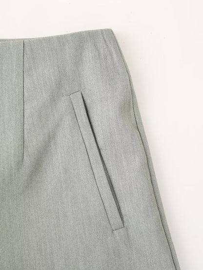 Womens Thin Belt Blazer Shorts Set | noémi