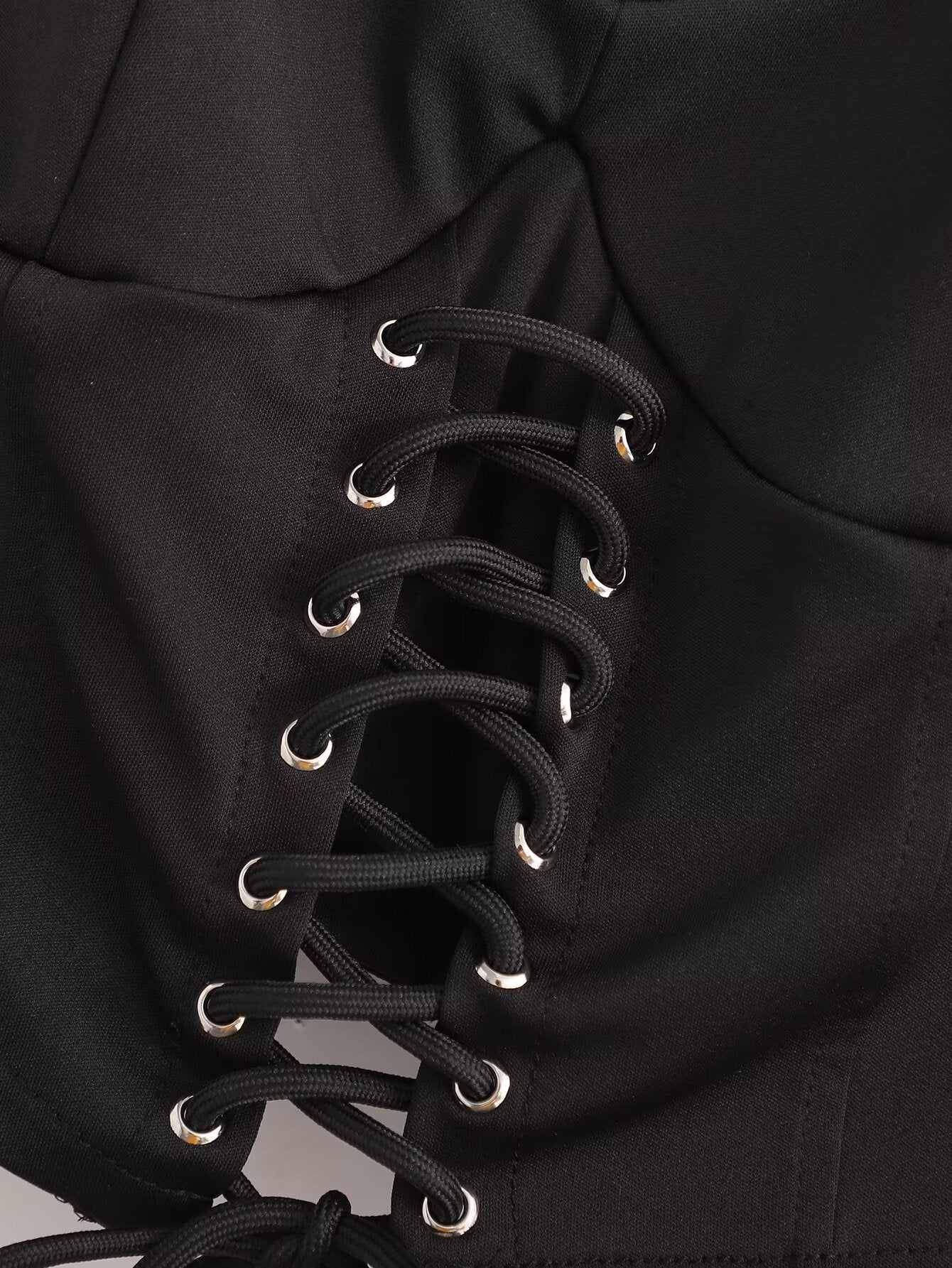 Knitted Drawstring Vest Top with Adjustable Fit and Minimal Design | noémi