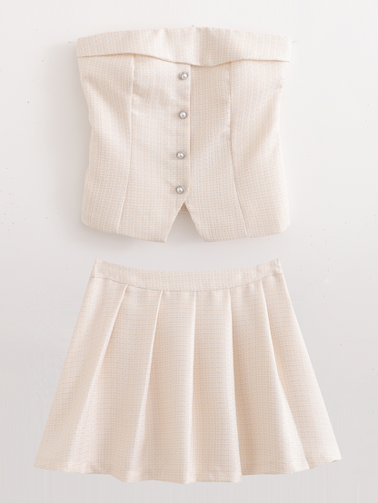 Womens Strapless Two Piece Set | noémi