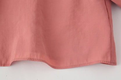 Bow Tie VNeck Draped Blouse | Cropped Long Sleeve Top | noémi