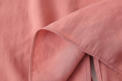 Bow Tie VNeck Draped Blouse | Cropped Long Sleeve Top | noémi