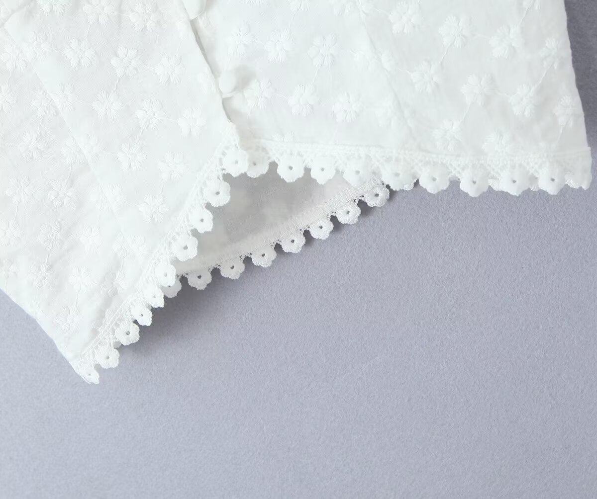 Lace Hanging Buckle Set | Lace Skirt Top | noémi