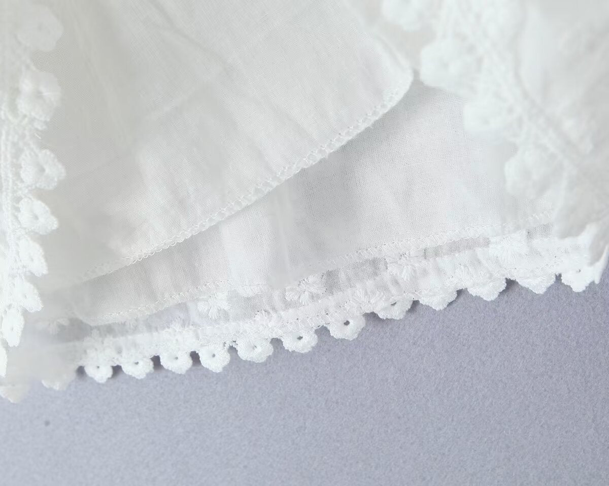 Lace Hanging Buckle Set | Lace Skirt Top | noémi