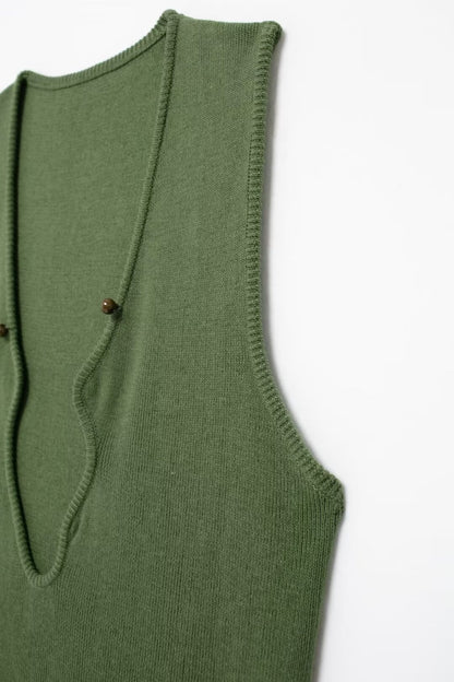 Womens Slim Sleeveless Top Skirt Set | noémi