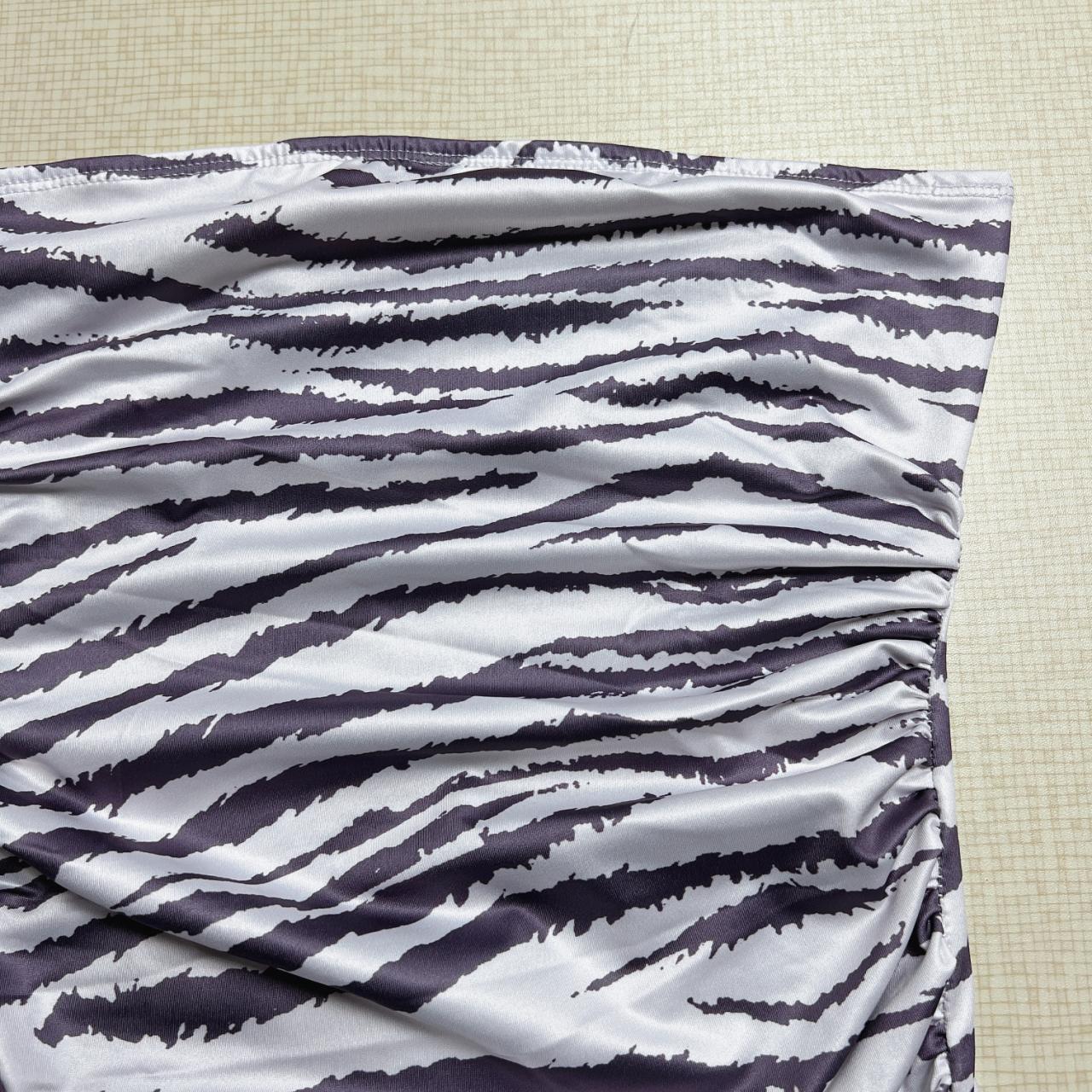 Womens Strapless Backless Bodycon Dress | Pleated Waist and Fitted Hip | noémi