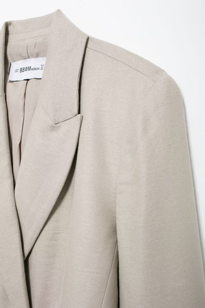 Fall Womens Blended Short Blazer Shorts Set | noémi