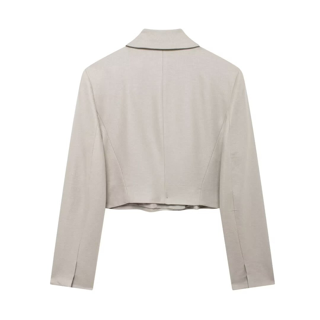 Fall Womens Blended Short Blazer Shorts Set | noémi