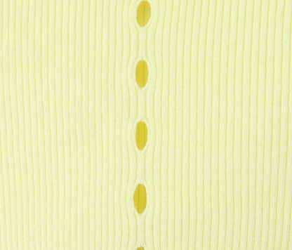 Knitted Three Piece Set | A Line Skirt Sheath Dress Hollow Out Black Cardigan with Flanged Wrap Chest Detail | noémi