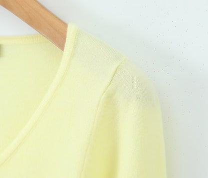 Knitted Three Piece Set | A Line Skirt Sheath Dress Hollow Out Black Cardigan with Flanged Wrap Chest Detail | noémi