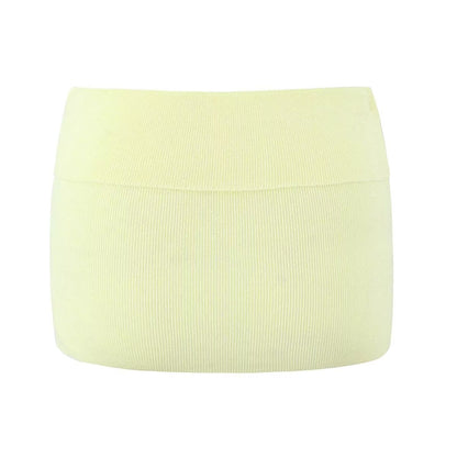 Knitted Three Piece Set | A Line Skirt Sheath Dress Hollow Out Black Cardigan with Flanged Wrap Chest Detail | noémi