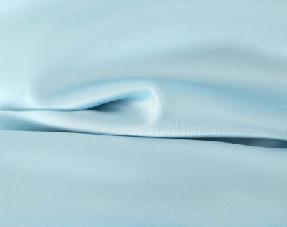 Ice Blue Satin Strapless Ruched Mini Dress | Bodycon Cocktail Party Dress | noémi