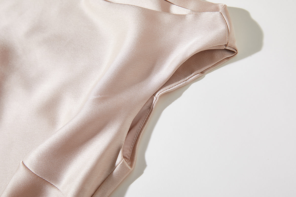 Womens Satin One Shoulder Dress | noémi