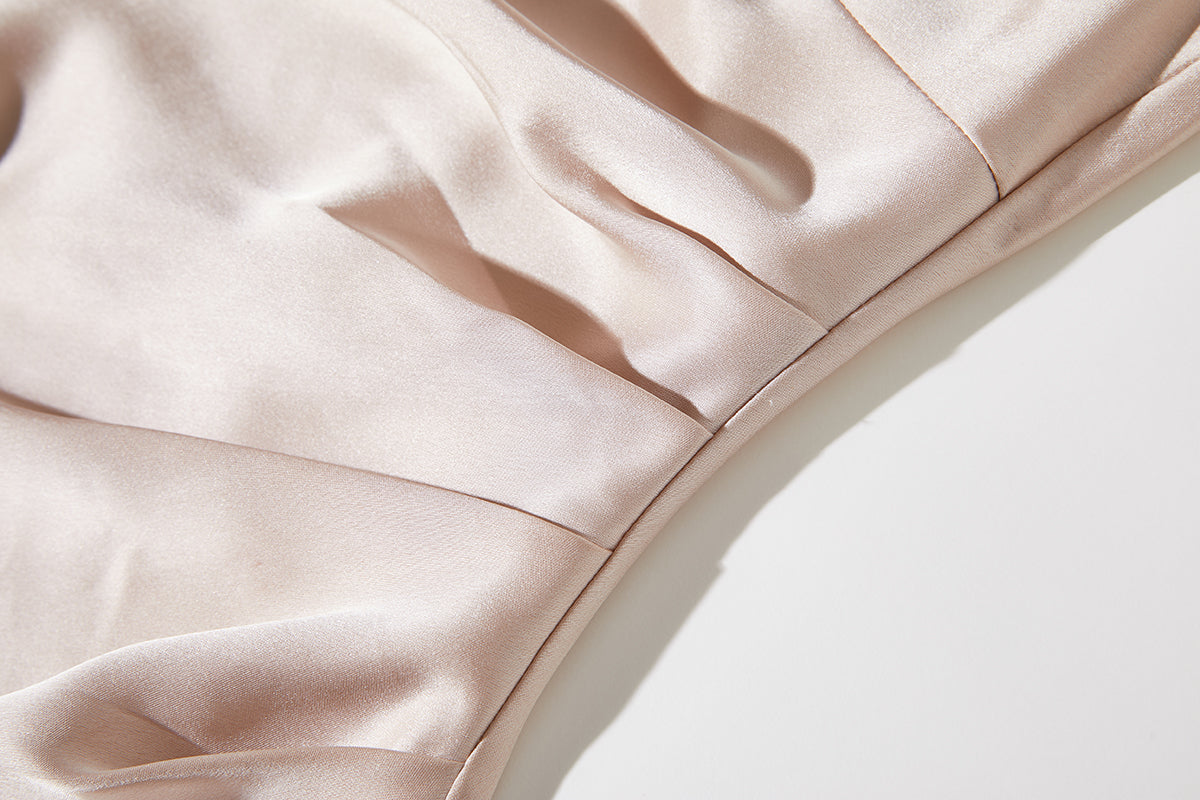 Womens Satin One Shoulder Dress | noémi