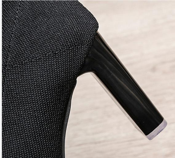 Women’s Stretch Knit Sock Boots | Pointed Toe | Mid Calf | High Heel | noémi