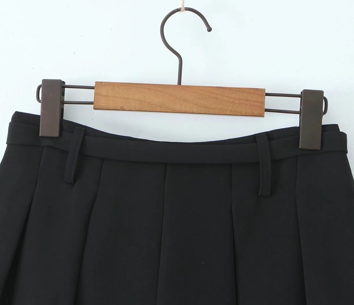 Two Piece Skirt Set | Tube Top Cropped Vest Low Waist Pleated Mini Skirt | noémi