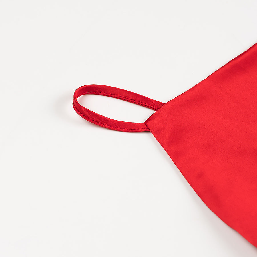 Womens Thin Strap Satin Mini Dress | noémi