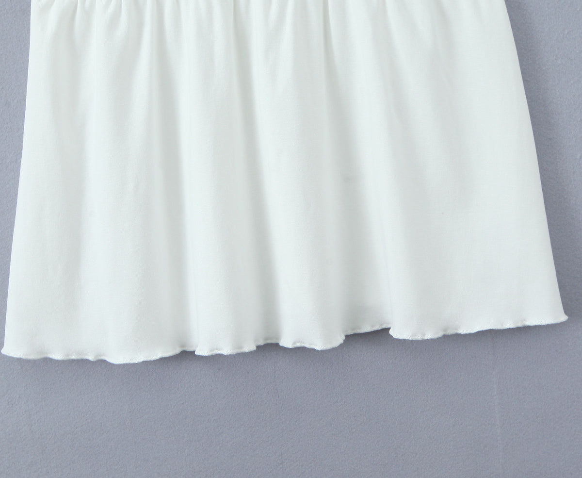 Floral Embroidered Lace Patchwork Knit Sling Dress | noémi