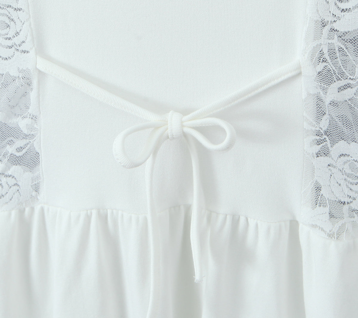 Floral Embroidered Lace Patchwork Knit Sling Dress | noémi