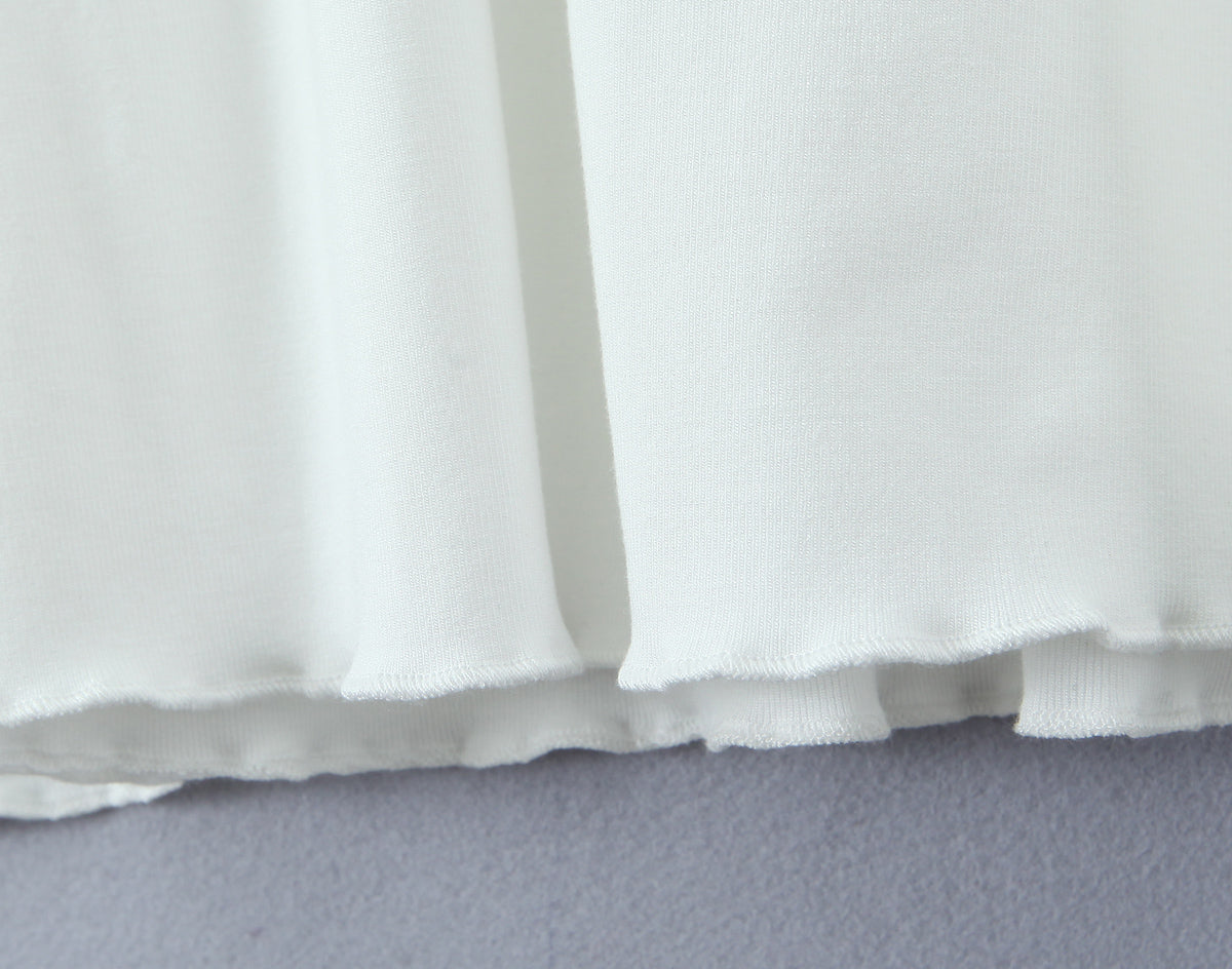 Floral Embroidered Lace Patchwork Knit Sling Dress | noémi