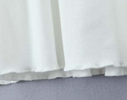 Floral Embroidered Lace Patchwork Knit Sling Dress | noémi