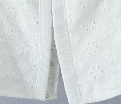 Jacquard Lace Up Top Skirt Set | Two Piece Outfit | noémi